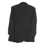 BLASER Womens Black Wool Classic Jacket M Button Closure Plain Stylish