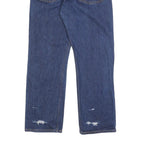 LEVI'S 501 Mens Jeans Blue Regular Straight Denim Medium W33 L30 Classic Button