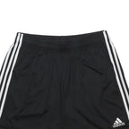 ADIDAS Mens Shorts Black & White Gym Sports XL W30 Lightweight Polyester