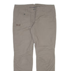 JACK WOLFSKIN Womens Trousers Grey Slim Straight W36 L31