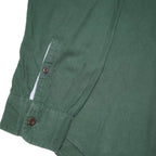 TOMMY HILFIGER Mens Green Shirt L Button-Down Collar Long Sleeve Casual Cotton
