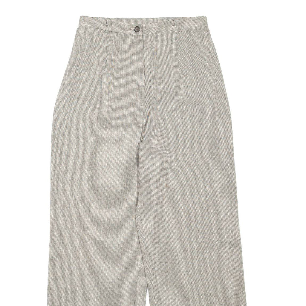 Womens Trousers Black Loose Wide-Leg W26 L27