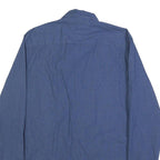 TOMMY HILFIGER Mens Blue Cotton Patterned Shirt M Button-Down Collar Long Sleeve
