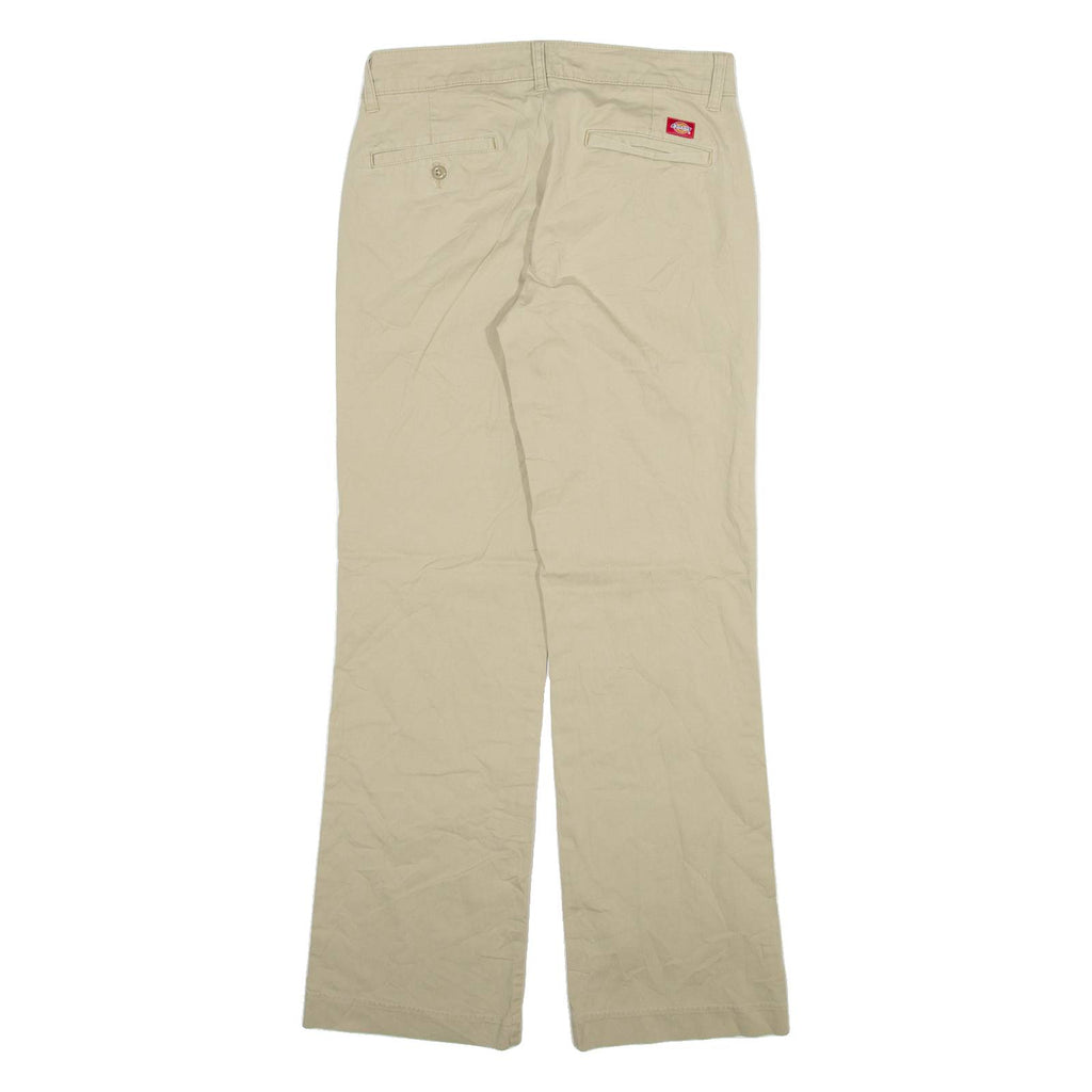 DICKIES Womens Trousers Beige Relaxed Straight W29 L30