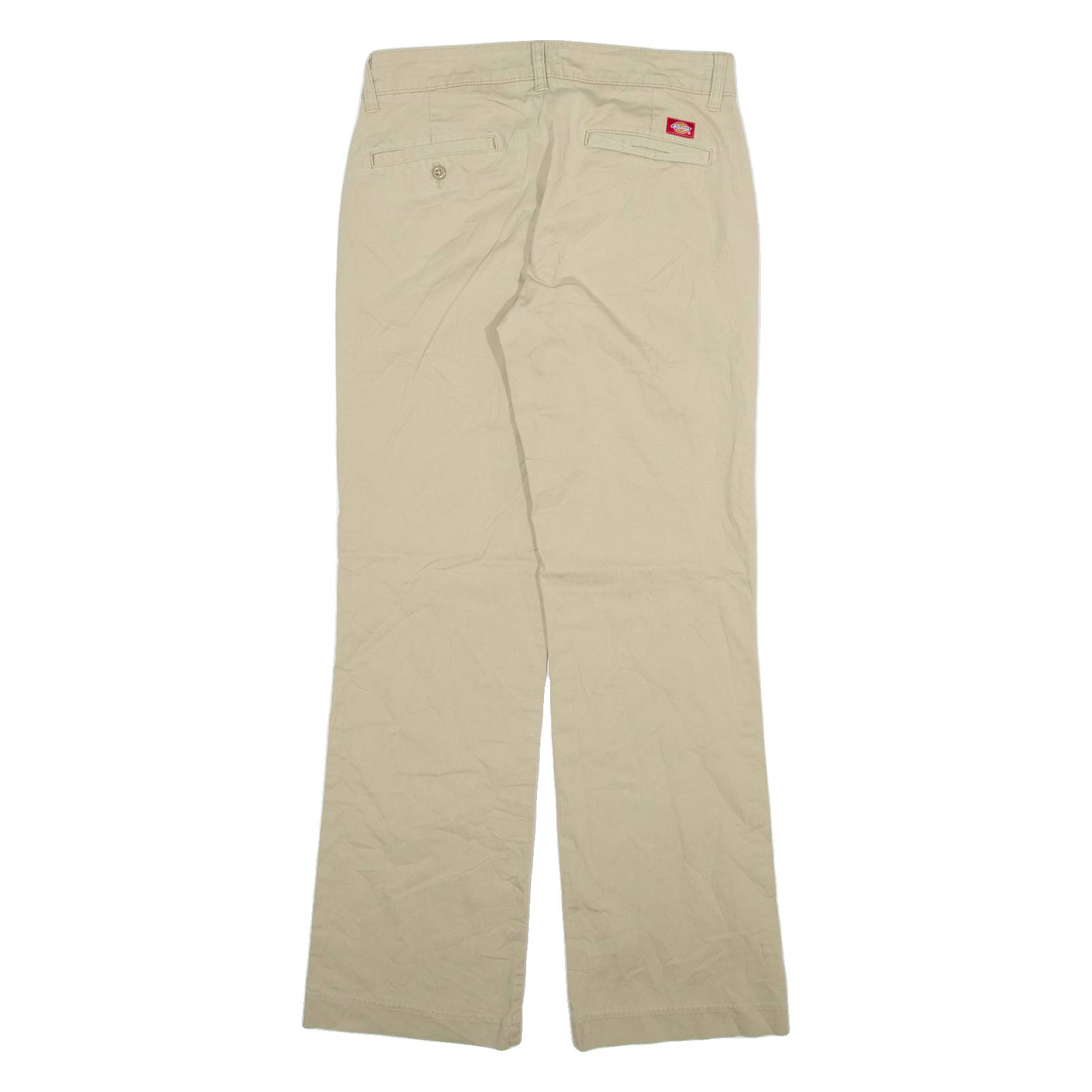 DICKIES Womens Trousers Beige Relaxed Straight W29 L30