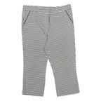 PAPAYA Womens Polyester Blend Black & White Checked Regular Fit Straight