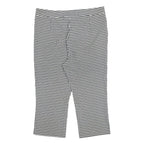 PAPAYA Womens Polyester Blend Black & White Checked Regular Fit Straight