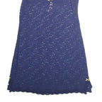 VICTORIA SECRET Womens Blue Lace Sleeveless Mini Dress Size S Elegant Nightwear