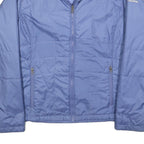 COLUMBIA Womens Blue Jacket XL Polyester Zip Lightweight Outdoor Casual