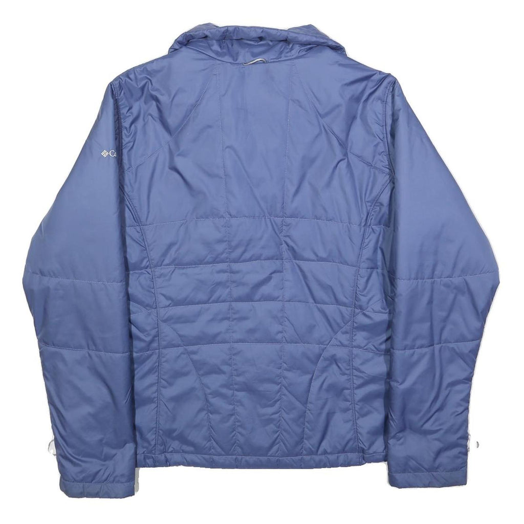 COLUMBIA Womens Blue Jacket XL Polyester Zip Lightweight Outdoor Casual