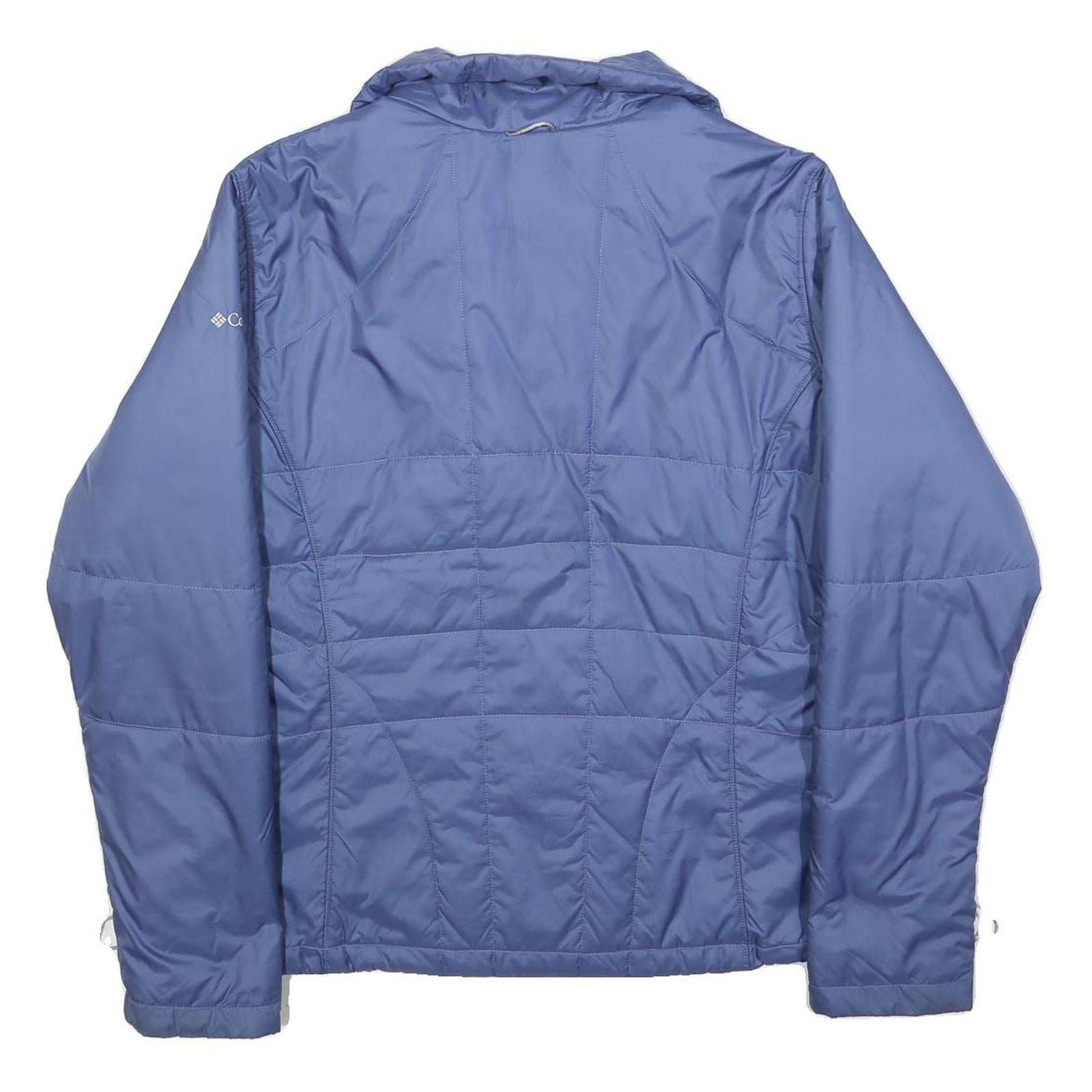 COLUMBIA Womens Blue Jacket XL Polyester Zip Lightweight Outdoor Casual