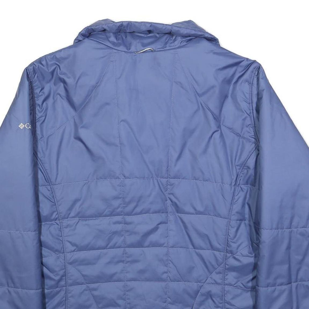 COLUMBIA Womens Blue Jacket XL Polyester Zip Lightweight Outdoor Casual