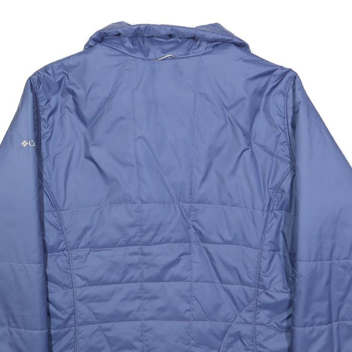 COLUMBIA Womens Blue Jacket XL Polyester Zip Lightweight Outdoor Casual
