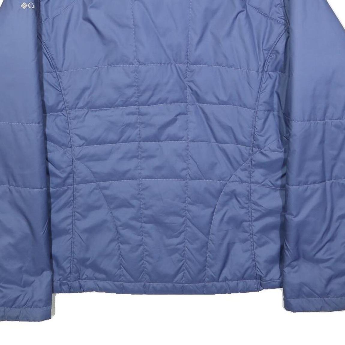 COLUMBIA Womens Blue Jacket XL Polyester Zip Lightweight Outdoor Casual