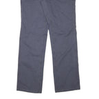 CARHARTT Womens Blue Regular Fit Straight Trousers W32 L33 Cotton Blend Zip