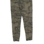 FSBN Mens Cotton Blend Camouflage Slim Tapered Trousers W28 L28 Drawstring