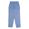 GARRY Mens Cotton Blend Blue Regular Fit Straight Leg Trousers W26 L29