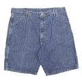 WRANGLER Mens Denim Blue Carpenter Shorts XL W38 Casual Cotton Workwear