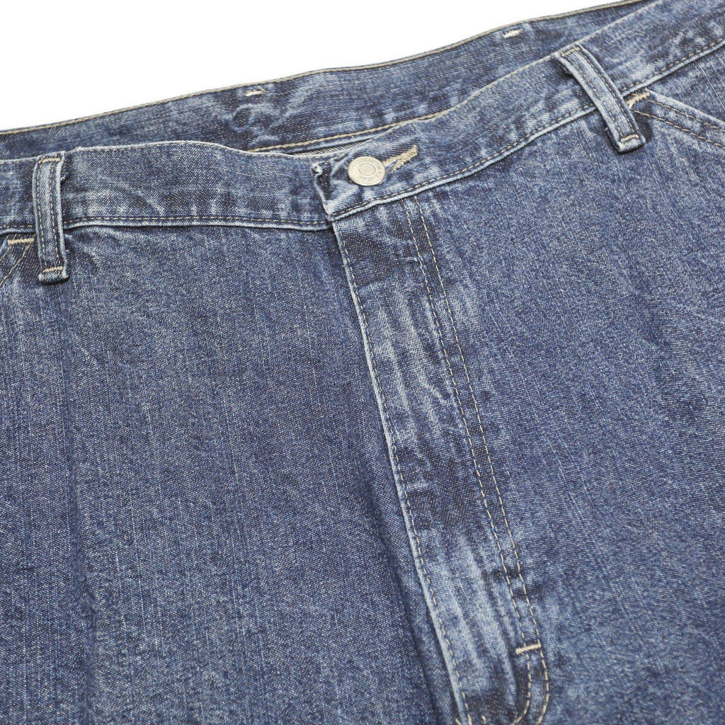 WRANGLER Mens Denim Blue Carpenter Shorts XL W38 Casual Cotton Workwear