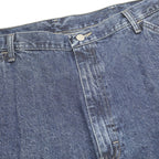 WRANGLER Mens Denim Blue Carpenter Shorts XL W38 Casual Cotton Workwear