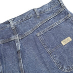 WRANGLER Mens Denim Blue Carpenter Shorts XL W38 Casual Cotton Workwear