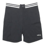 ADIDAS Womens Black Casual Shorts UK 12 W28 Viscose Blend Sportswear