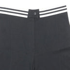 ADIDAS Womens Black Casual Shorts UK 12 W28 Viscose Blend Sportswear