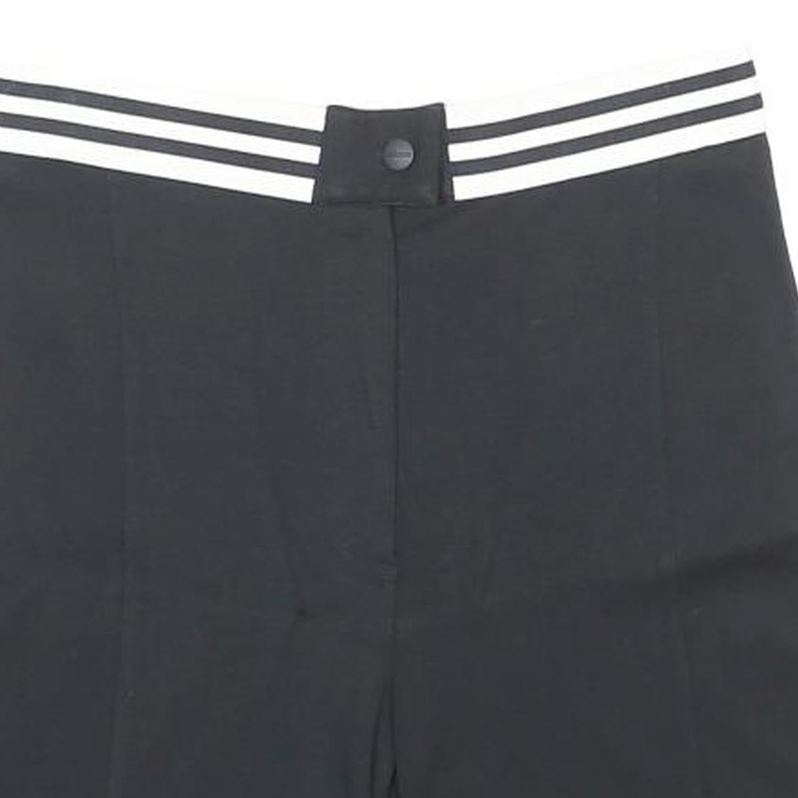 ADIDAS Womens Black Casual Shorts UK 12 W28 Viscose Blend Sportswear