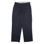 DICKIES Cargo Mens Trousers Grey Relaxed Straight W30 L30