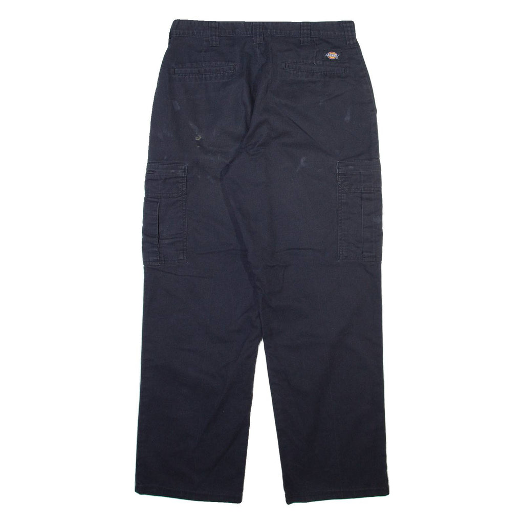DICKIES Cargo Mens Trousers Grey Relaxed Straight W30 L30