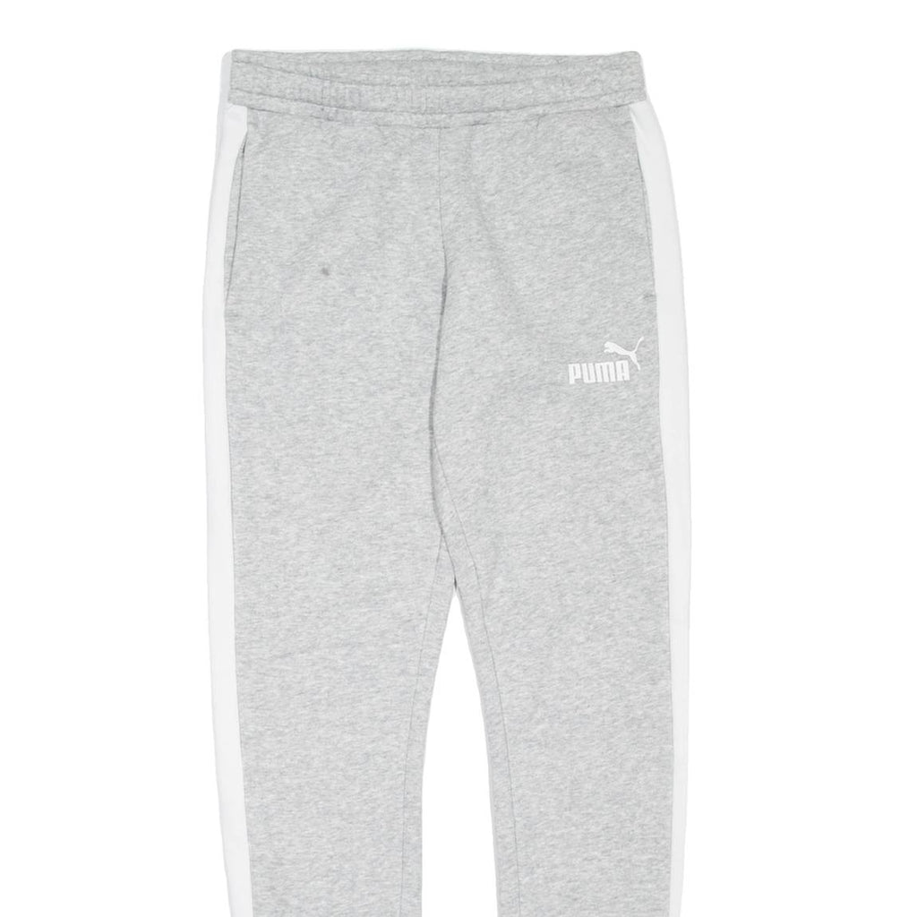 PUMA Mens Joggers Grey Tapered XS W28 L32