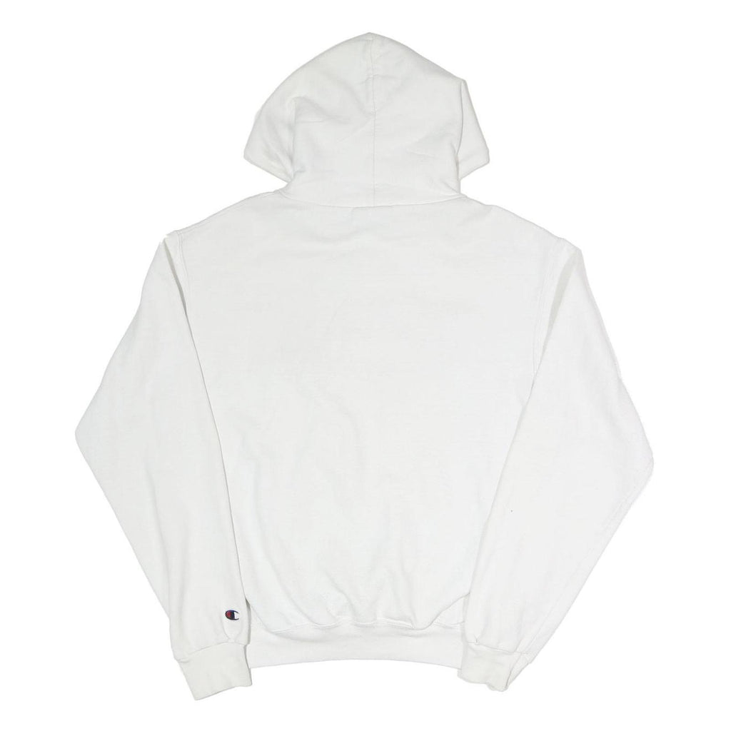 CHAMPION Mens White Notre Dame Belmont Hoodie M Cotton Blend Casual Hooded