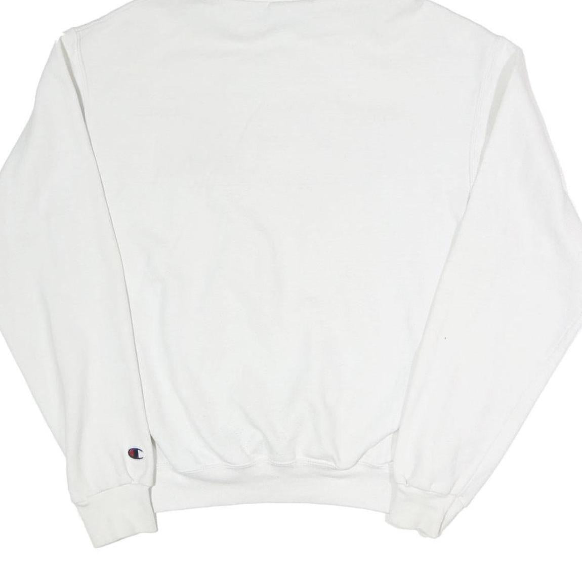 CHAMPION Mens White Notre Dame Belmont Hoodie M Cotton Blend Casual Hooded