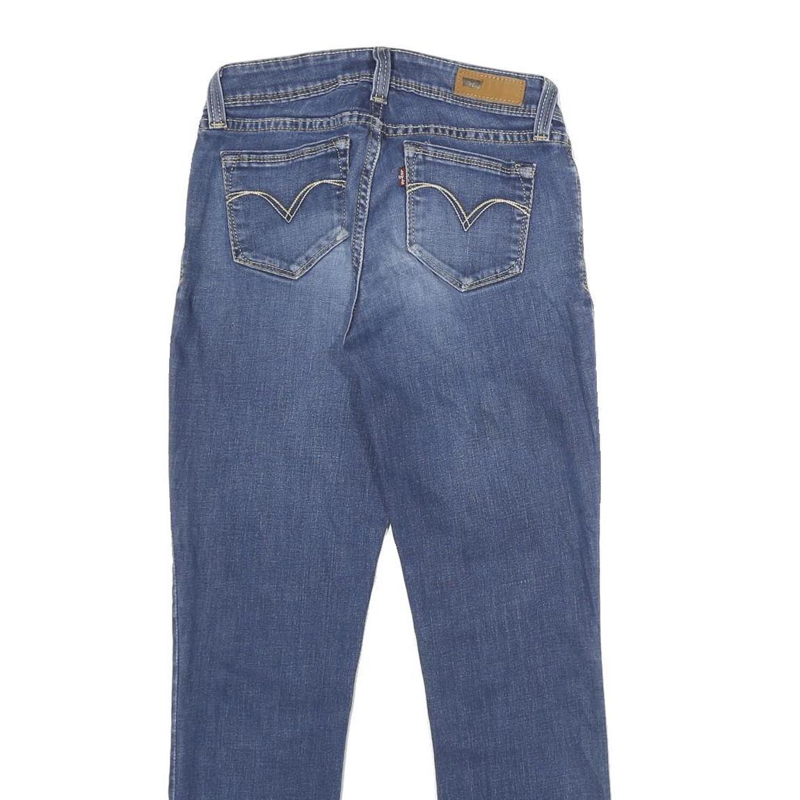 LEVI'S Womens Bold Curve Relaxed Jeans Blue Denim W26 L28 Classic Style Zip