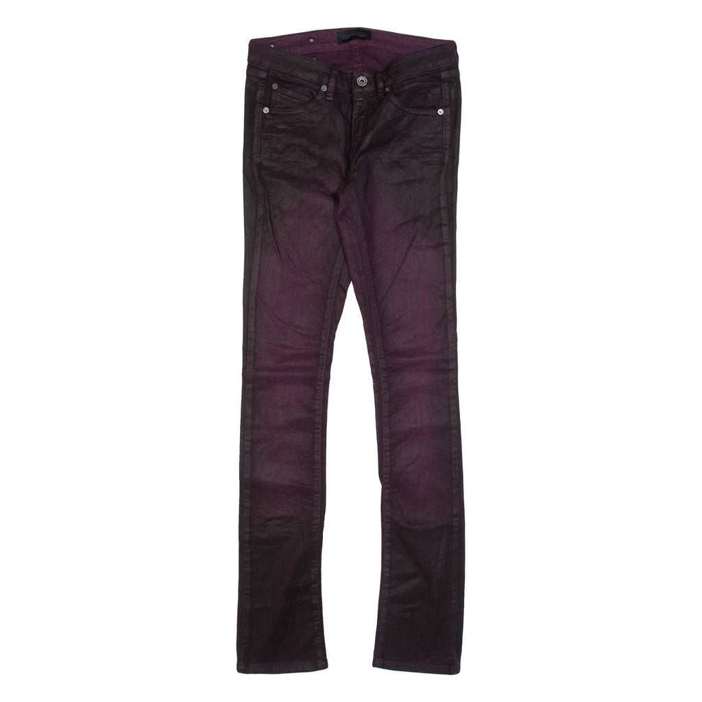 DIESEL Womens Trousers Maroon Slim Skinny W28 L32