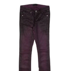 DIESEL Womens Trousers Maroon Slim Skinny W28 L32