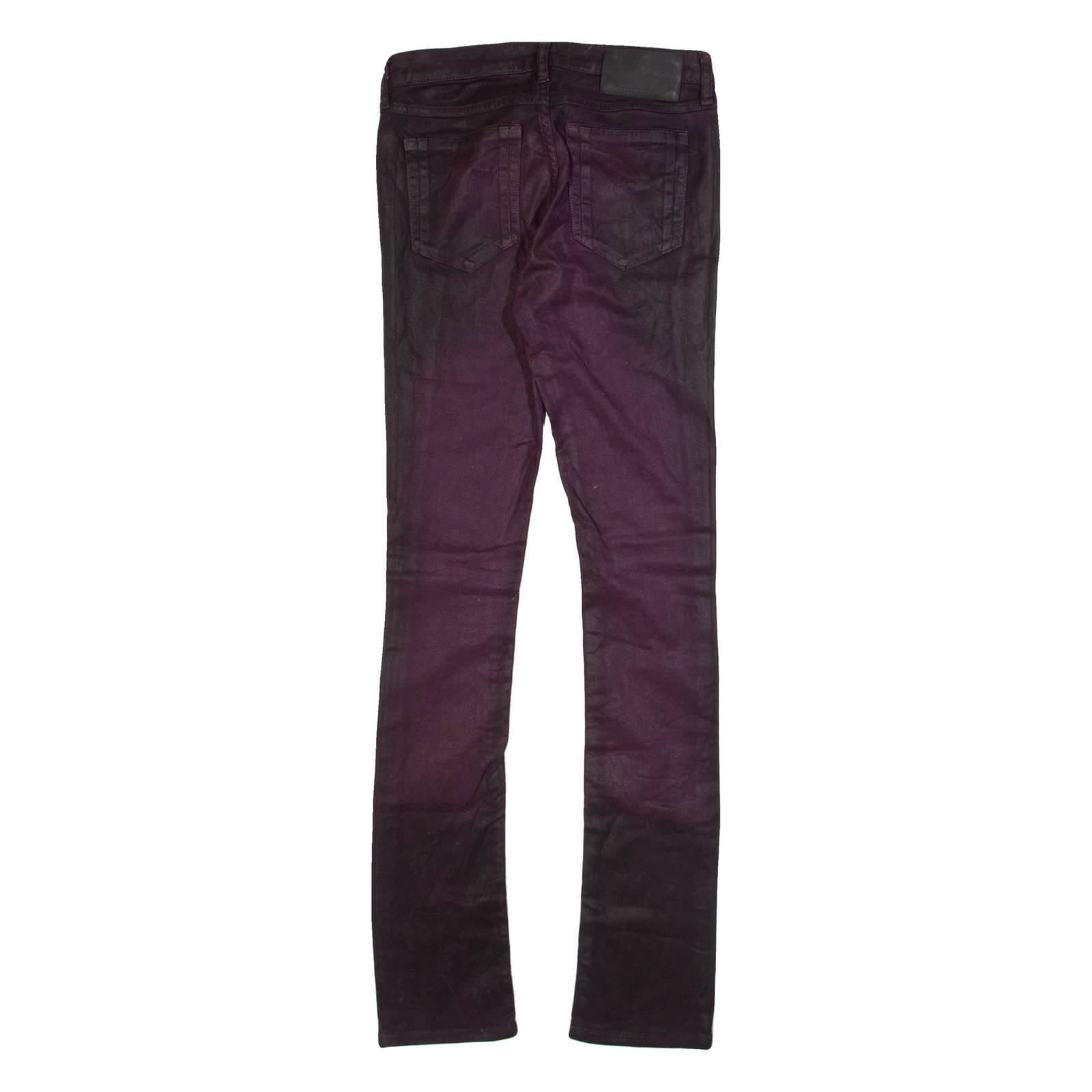DIESEL Womens Trousers Maroon Slim Skinny W28 L32