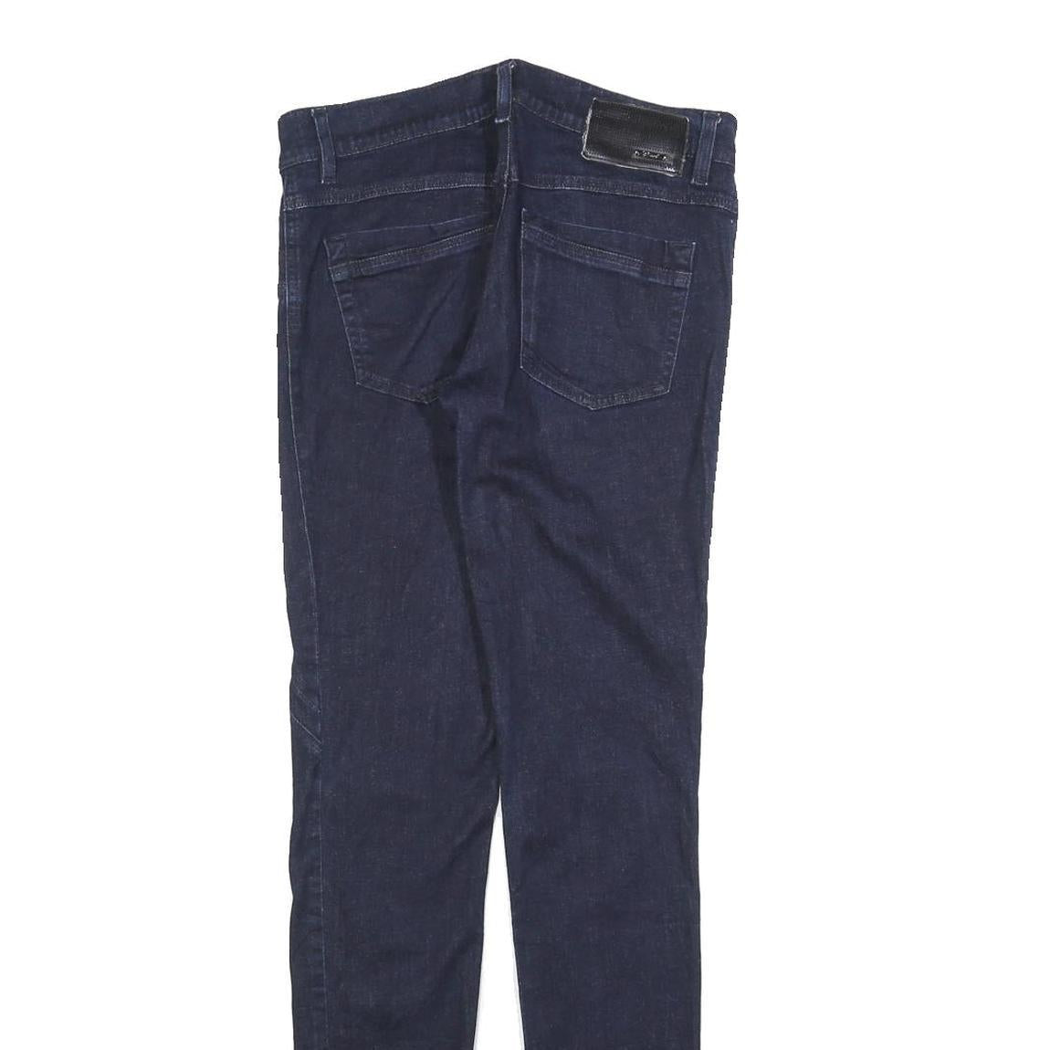 DIESEL Womens Slim Blue Jeans Denim W28 L32 Zip Pocket Detail