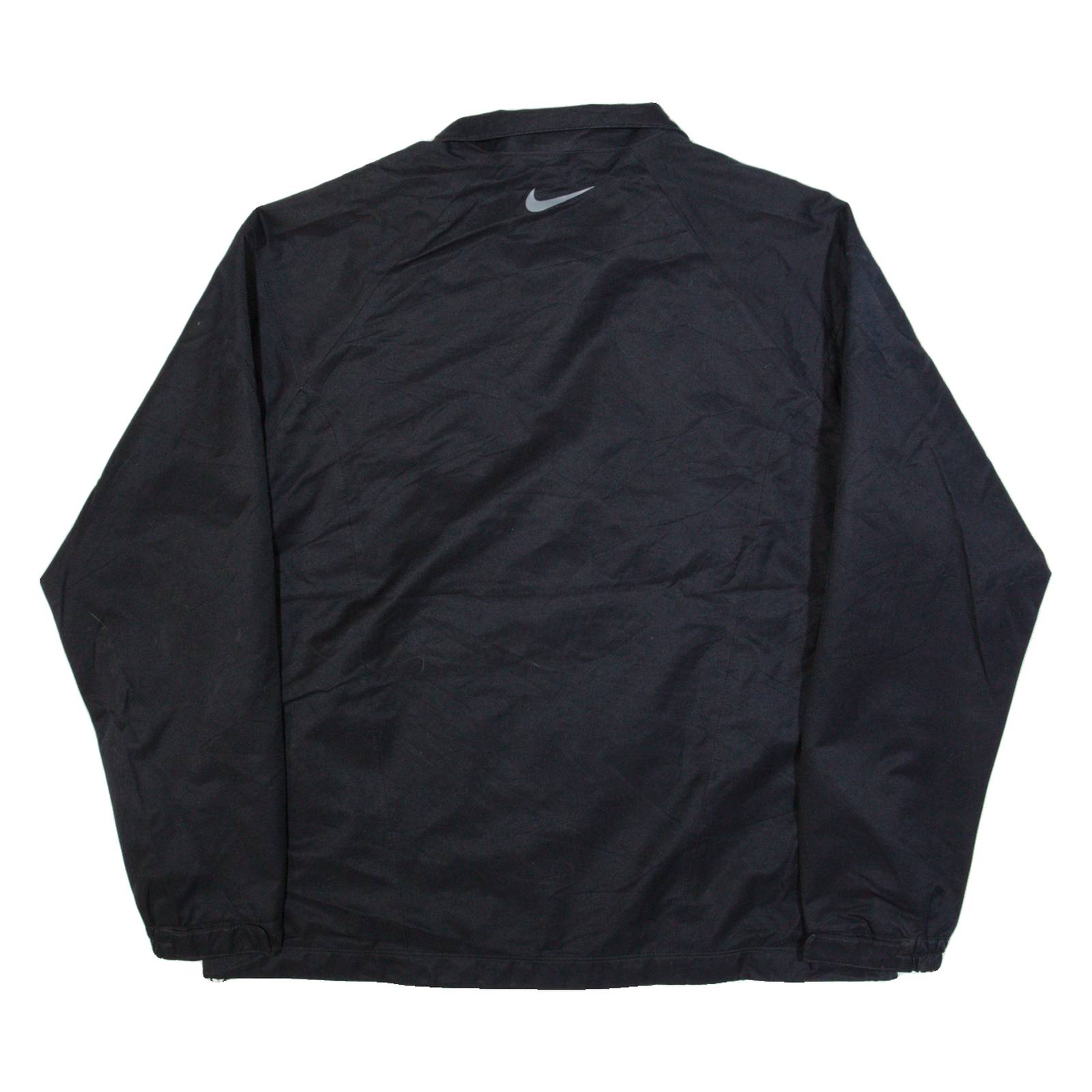 NIKE GOLF North Football Mens Track Jacket Black USA L