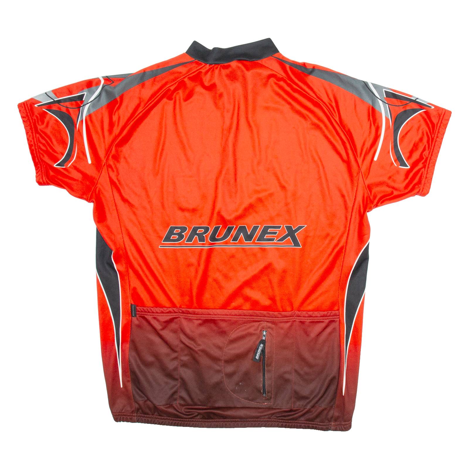 BRUNEX Cycling Italia Mens Jersey Red 1/2 Zip 2XL