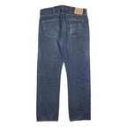 LEVI'S 501 Mens Jeans Blue Regular Straight Denim Medium W38 L34 Classic Button