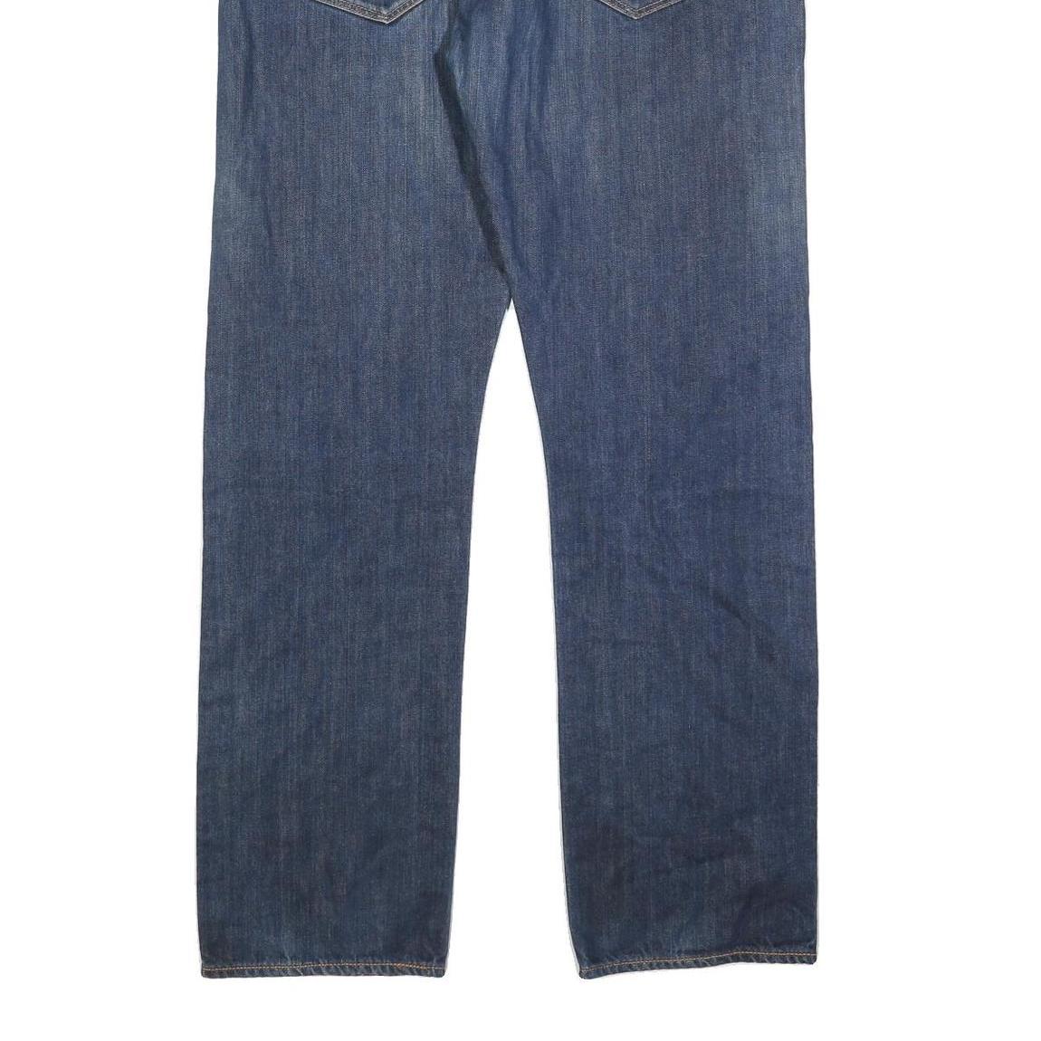 LEVI'S 501 Mens Jeans Blue Regular Straight Denim Medium W38 L34 Classic Button