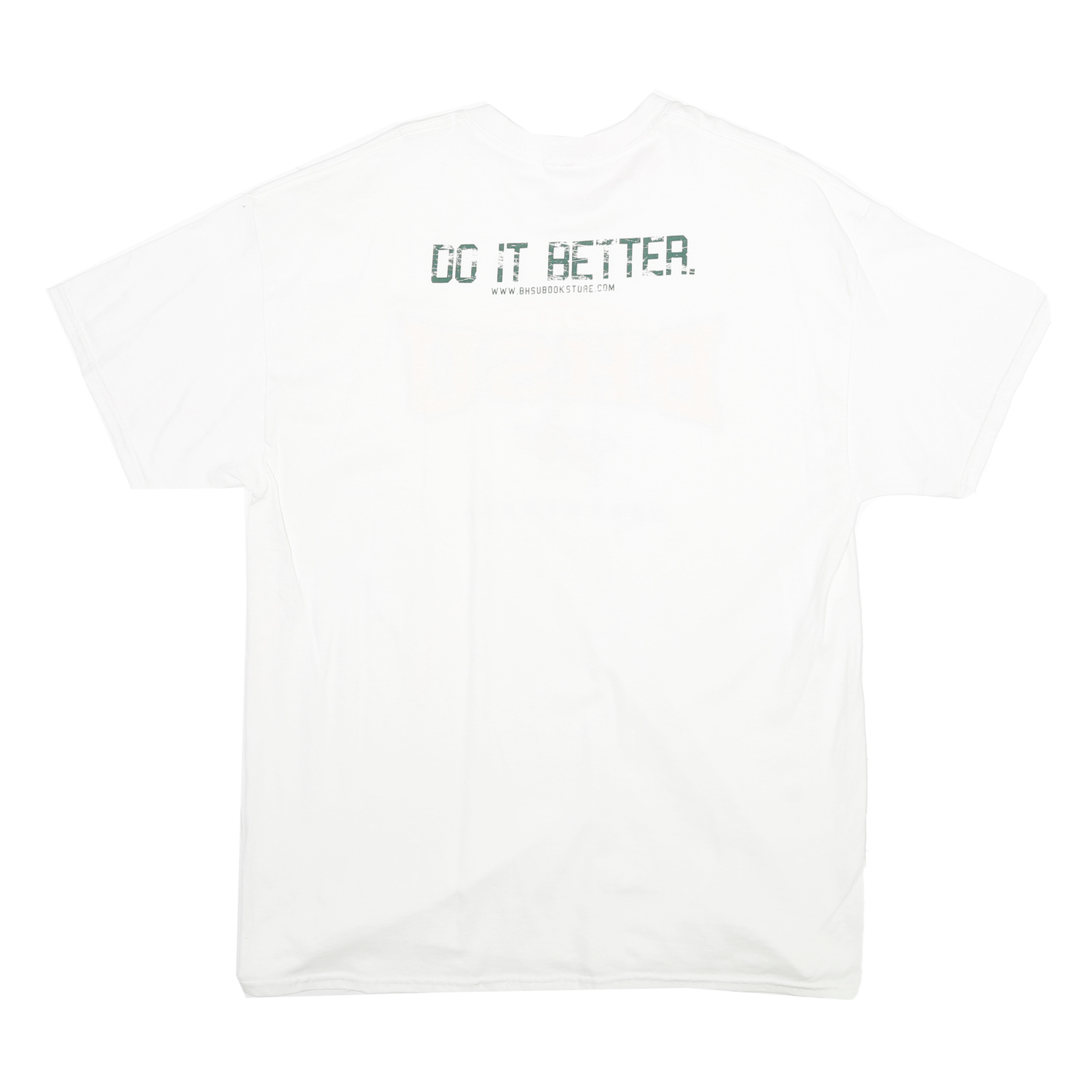 CI SPORT Mens White Graphic T-Shirt XL Short Sleeve Crew Neck Basketball Logo