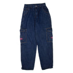 WAKE JEANS Womens Jeans Blue Loose Tapered W30 L33
