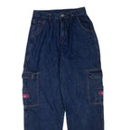 WAKE JEANS Womens Jeans Blue Loose Tapered W30 L33