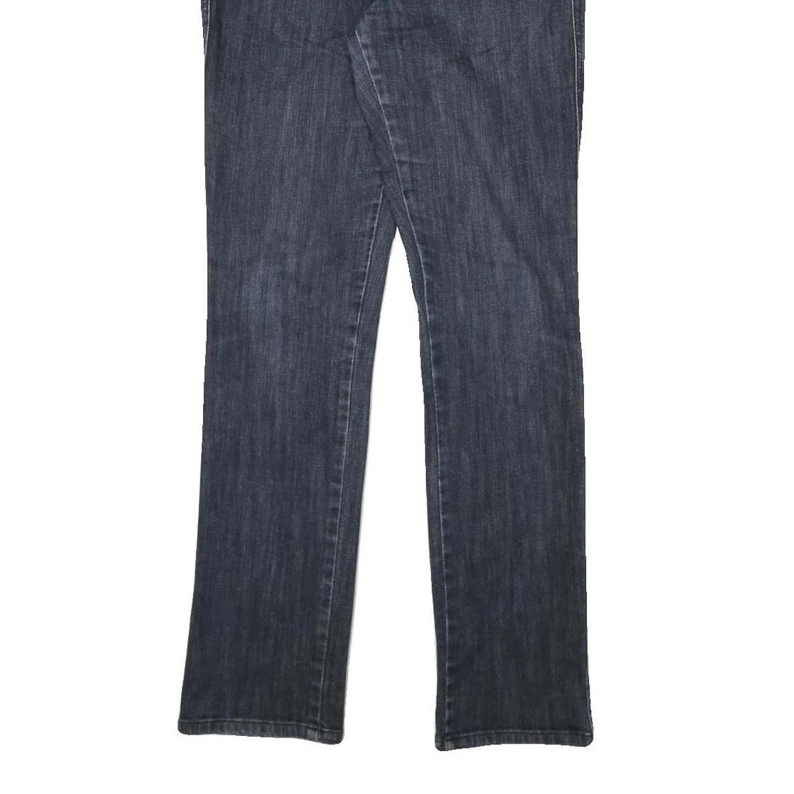 CALVIN KLEIN JEANS Womens Regular Fit Straight Denim Dark Wash W30 L30 Stylish