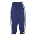 ADIDAS Mens Joggers Blue & White Slim Tapered M W26 L29 Polyester Blend Sports