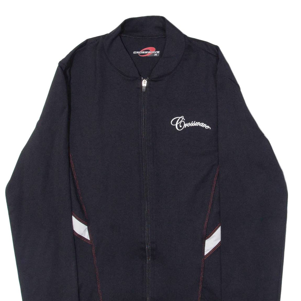 CROSSWAVE Full Zip Cycling Mens Jersey Black Long Sleeve S