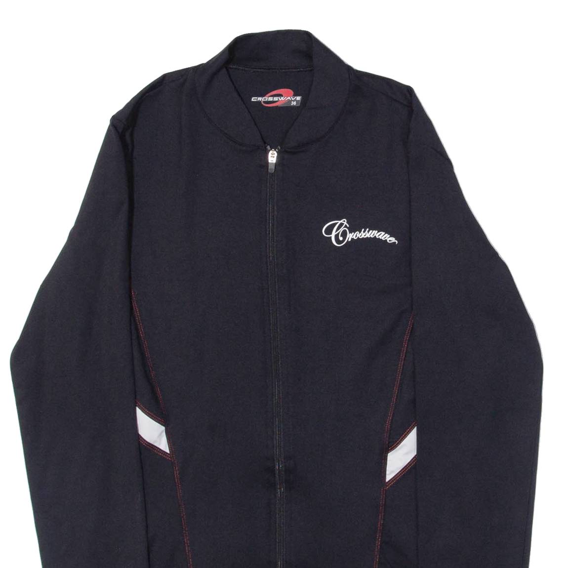 CROSSWAVE Full Zip Cycling Mens Jersey Black Long Sleeve S