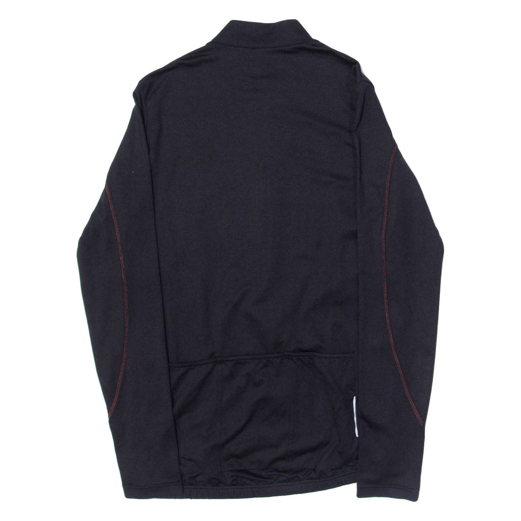 CROSSWAVE Full Zip Cycling Mens Jersey Black Long Sleeve S